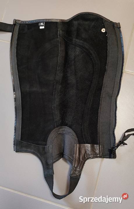 NOWE czapsy skórzane HORZE model Quinton czarne małopolskie Jasień