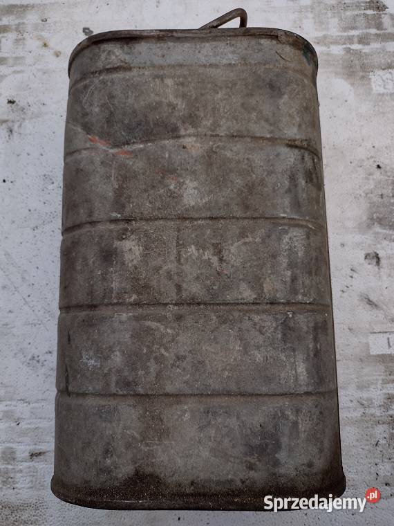 Stara bańka PRL kanister Milejewo