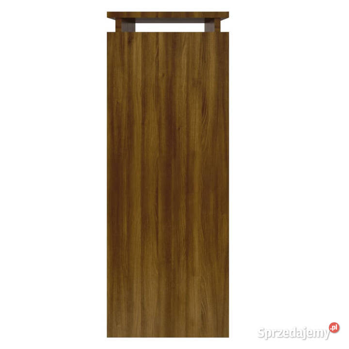 Stolik konsolowy brązowy dąb 80x30x80 WM815218 Warszawa