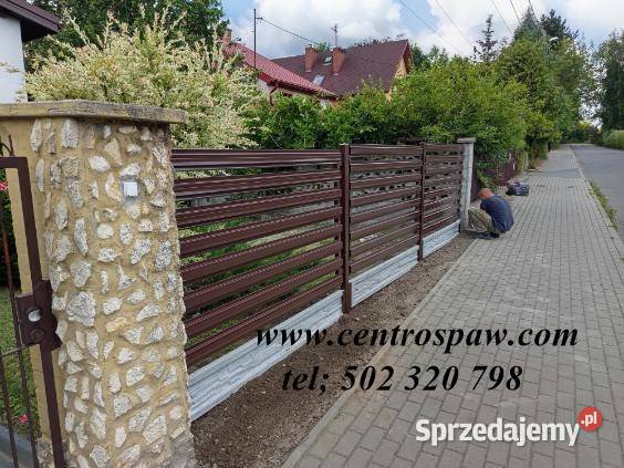 Ogrodzenie przęsło kute nowoczesne Częstochowa