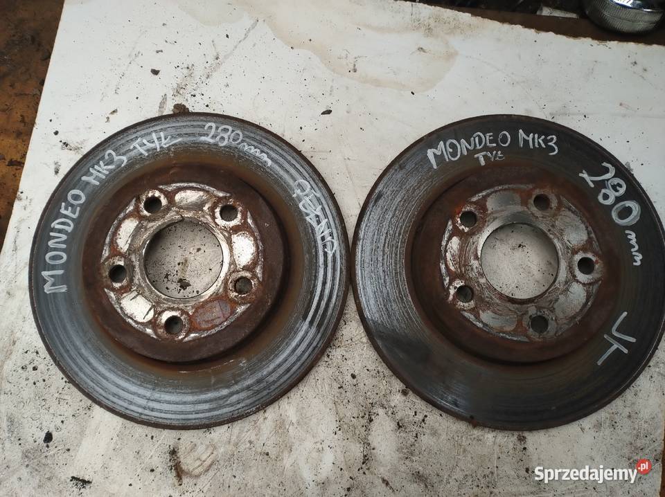 FORD MONDEO MK3 tarcza hamulcowa tył 280mm Kielce