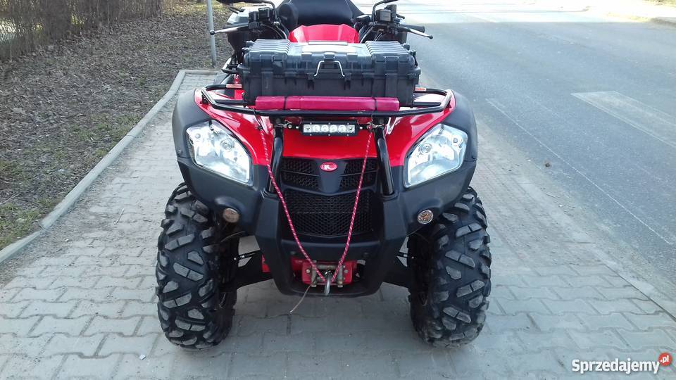 Quad KYMCO MXU 500 4x4 rozpinany mocno Skawina