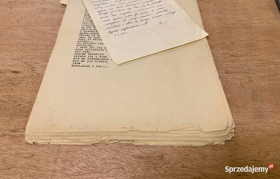 Zestaw starrych wierszy z lat 60tych podkarpackie Stalowa Wola