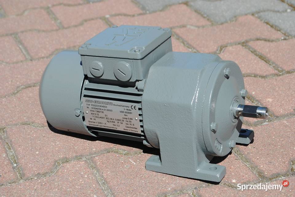 Motoreduktor 012kw 130obrmin z hamulcem Kargowa