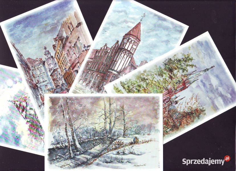 K Poczt z Akwareli Gliwice 10 śląskie sprzedam