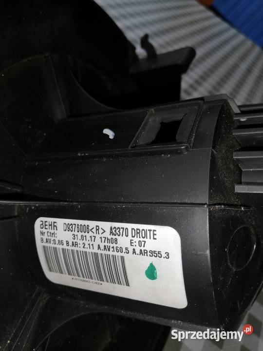 Wentylator nawiewu Zafira B Anglik Szydłowiec