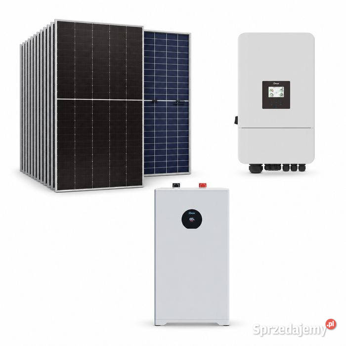 Zestaw fotowoltaiczny hybrydowy 12 kWp falownik Zestawy