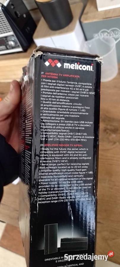 Antena wewnętrzna Meliconi ANTENA AD Kraków