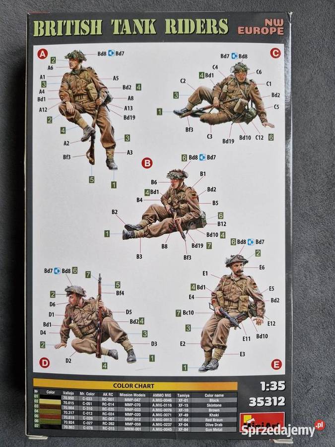Mini Art 35312 British tank riders NW Europe Bielsko-Biała sprzedam