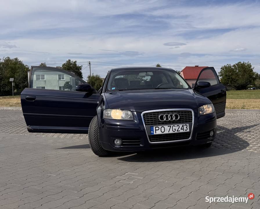 Audi A3 8P 16 benzyna 2005 wielkopolskie Dopiewiec