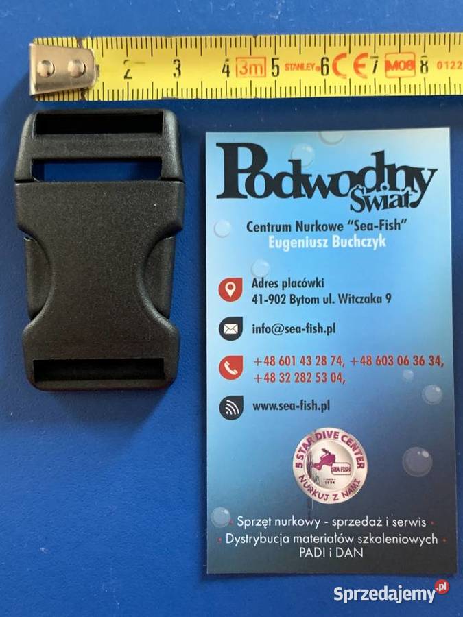 Klamra YKK 50 mm i 25 mm do Jackietu Nurkowego Bytom sprzedam