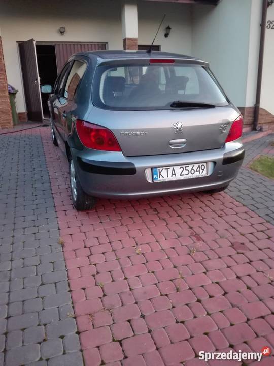 Peugeot 307 16 HDi 110 jeden właściciel 2012r małopolskie Ciężkowice
