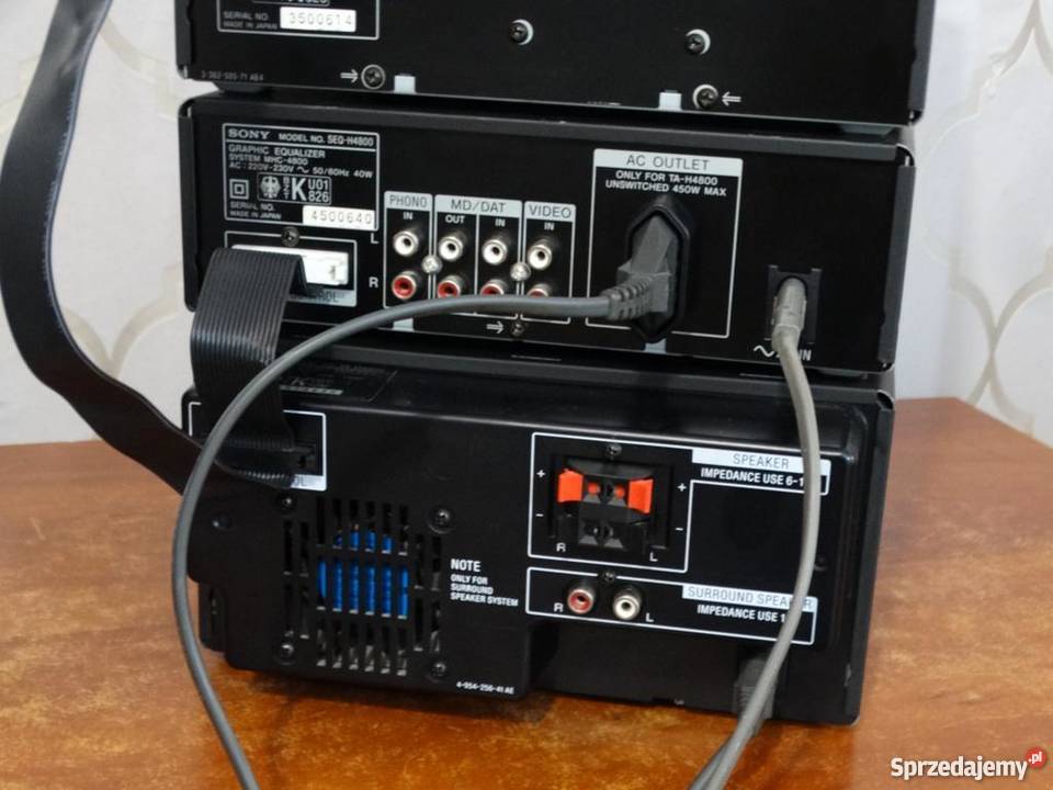Wieża Sony MHC4800 duży zestaw WYSYŁKA Jasło
