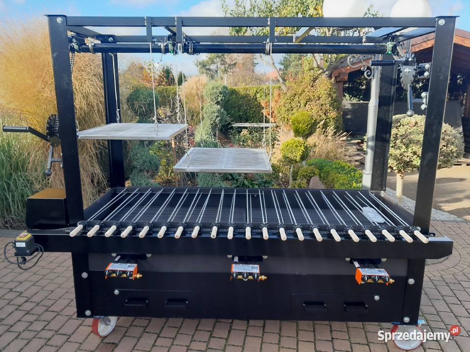 Gastronomiczny grill cateringowy gazowy węglowy