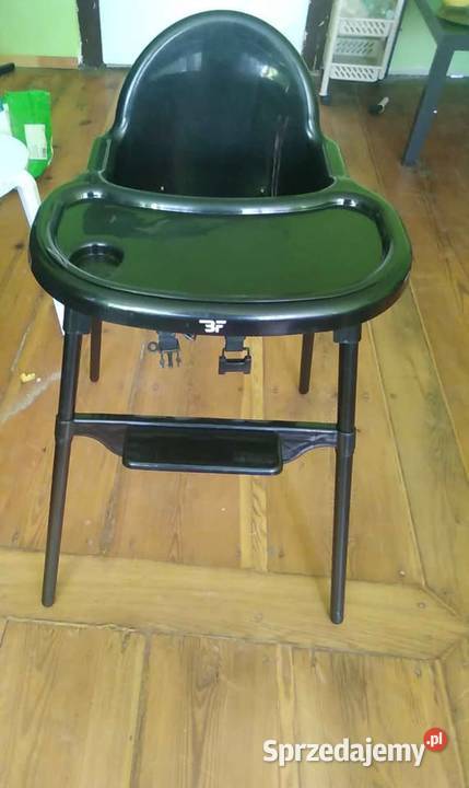 krzesełko do karmienia w kolorze czarnym Bebies Oleśnica