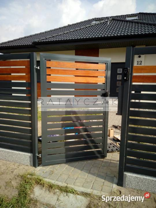 Brama dwuskrzydłowa rozwierana Palisada z