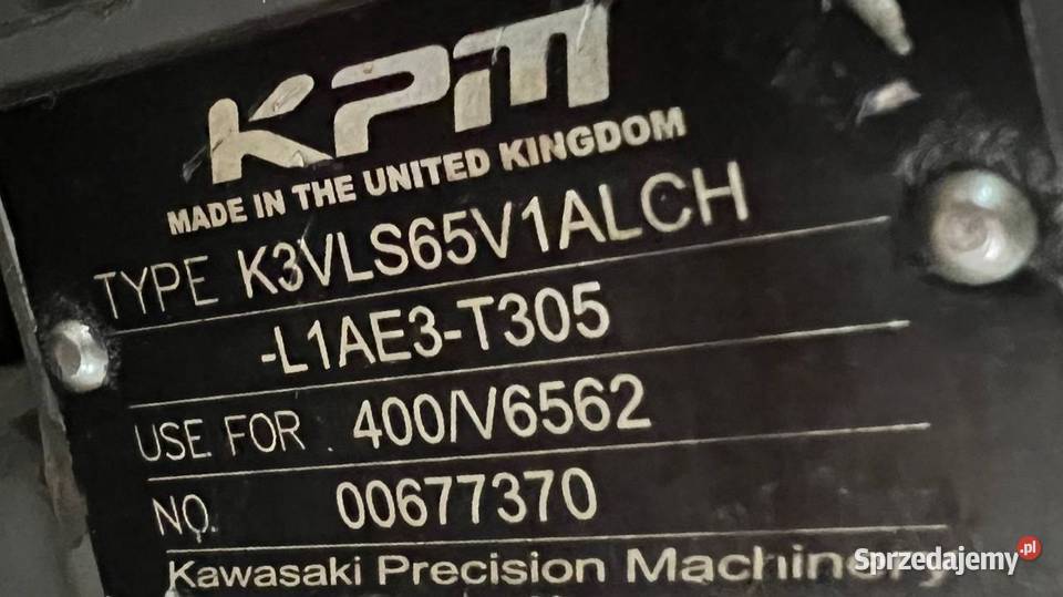 JCB 400V6562 K3VLS65V1ALCH L1AE3 T305 pompa Układ hydrauliczny Poznań