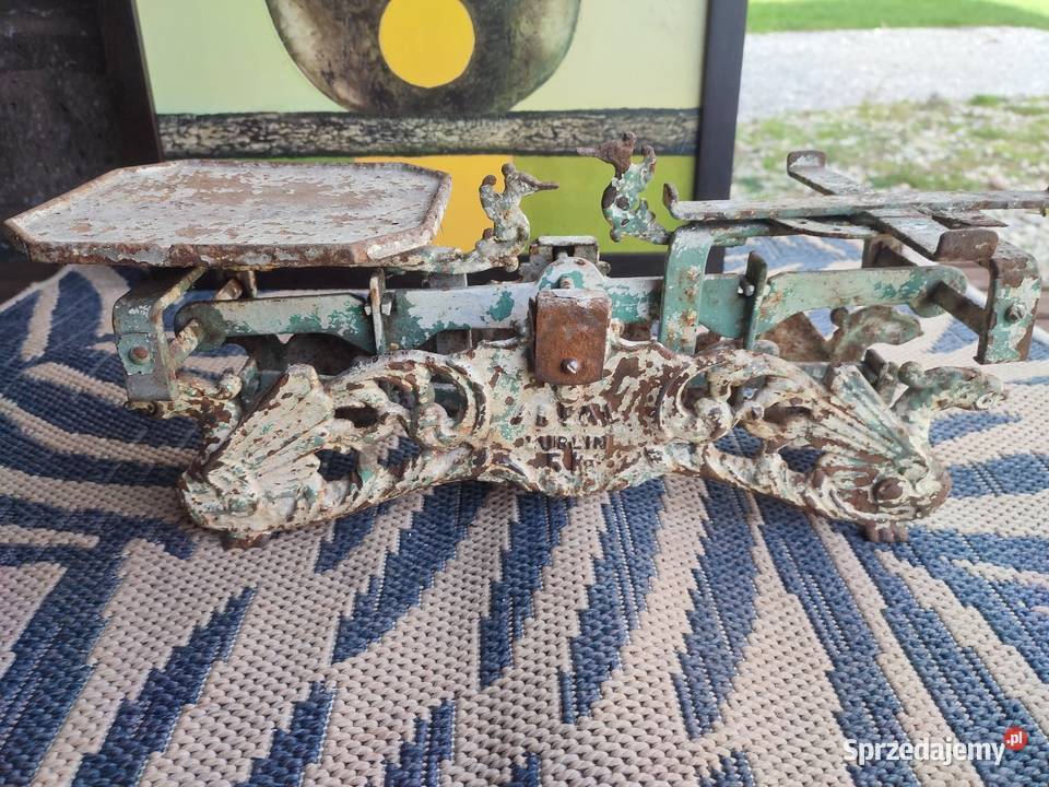 Przedwojenna waga szalkowa 1935 r