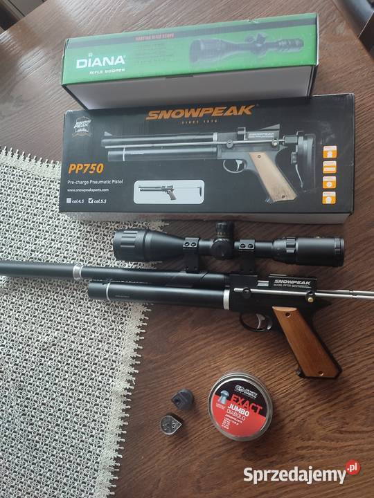 Karabinek wiatrówka PCP SNOWPEAK PP750 55mm Ożarów