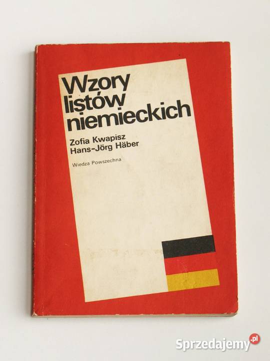 Wzory listów niemieckich Z Kwapisz HJ Haber Kraków sprzedam