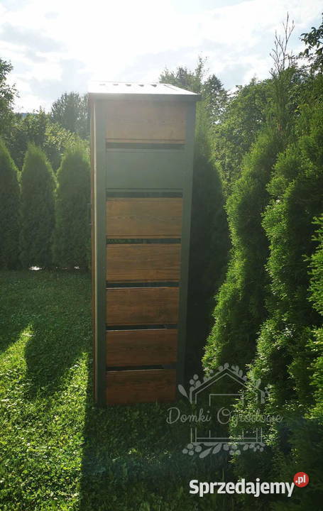 Wiata śmietnikowa dwuspad 13x05m antracyt z Leszno