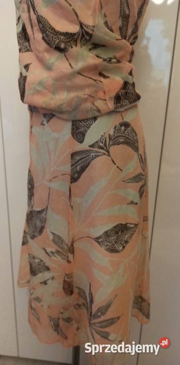 łososiowy letni komplet Inny wzór śląskie