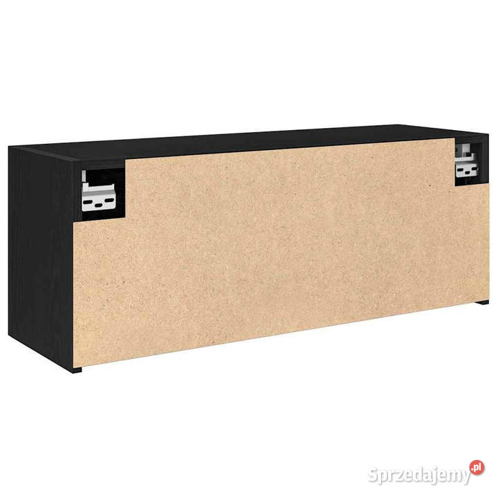 Wisząca szafka łazienkowa czarna 80x25x30 Łazienkowe