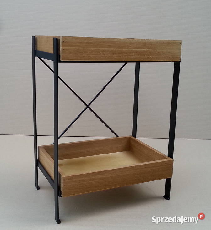 Barek półka regał pomocnik loft dąb Radomsko