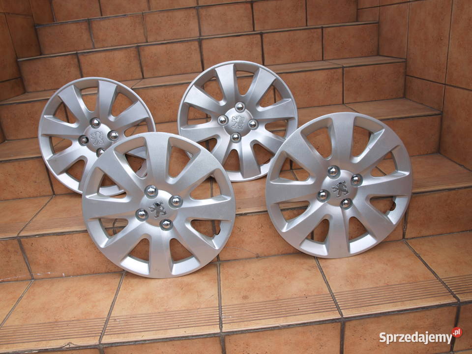 Peugeot kołpaki 16 oryginalne komplet 4 sztuki Motoryzacja Kalisz