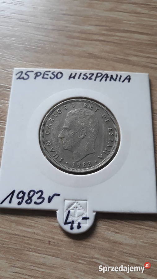 25 Peset Hiszpania 1975 r1982 r1983 r Konin