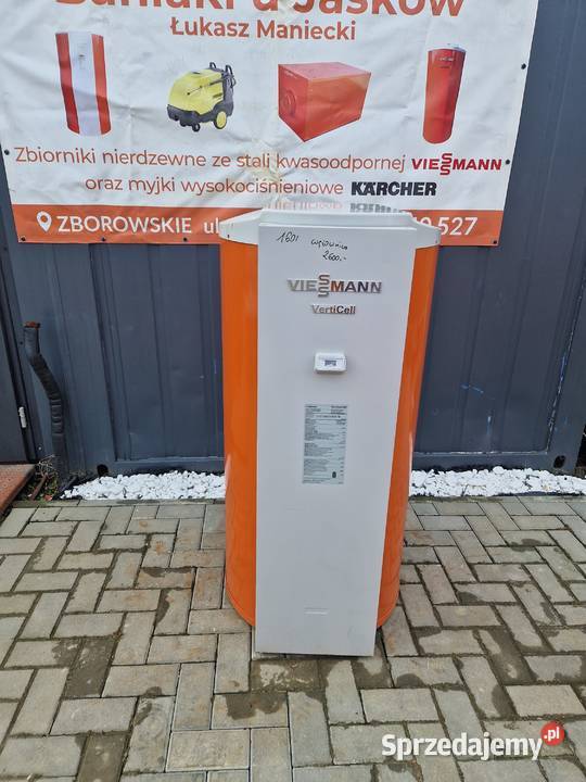 Bojler Nierdzewny Viessmann 160l stojący śląskie Zborowskie