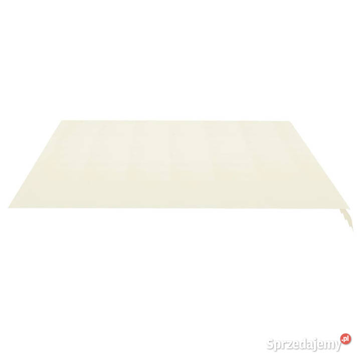 Zapasowa tkanina na markizę kremowa 45 x 35 m