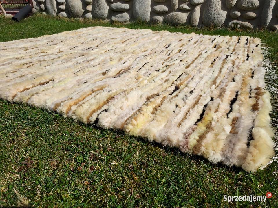 Dywan ze Skór Owczych Naturalnych 200x200 Dywan Szaflary