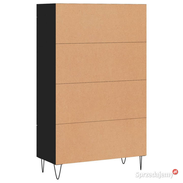 Wysoka szafka czarna 695x31x115 WM828293 Warszawa sprzedam