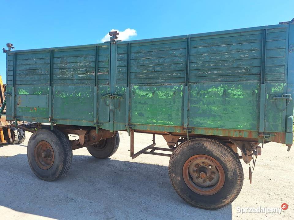 Przyczepa rolnicza 1214ton nieuszkodzony Łachów