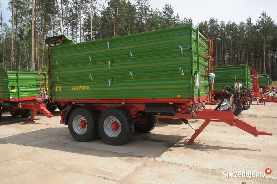 Przyczepa rolnicza burtowa tandem Pronar Przyczepy rolnicze Rogóźno