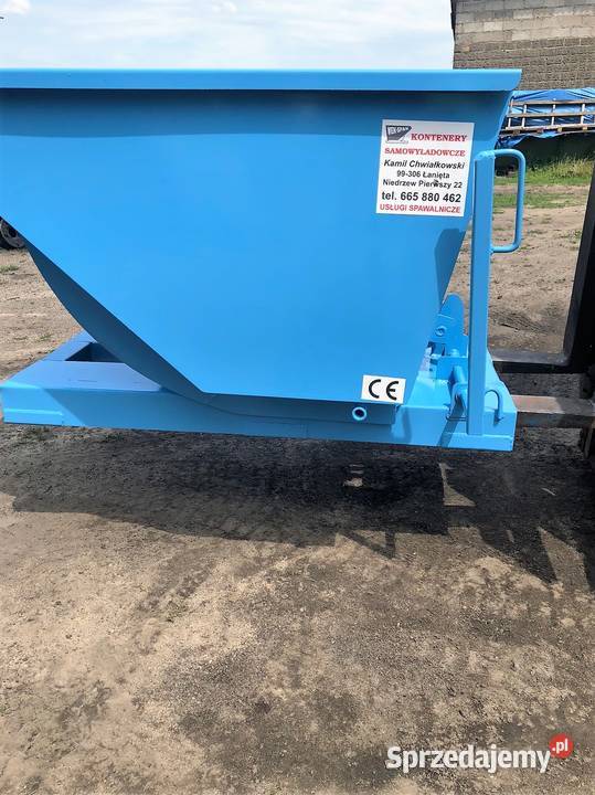Kontener samowyładowczy pojemnik na odpady 05 m3 łódzkie