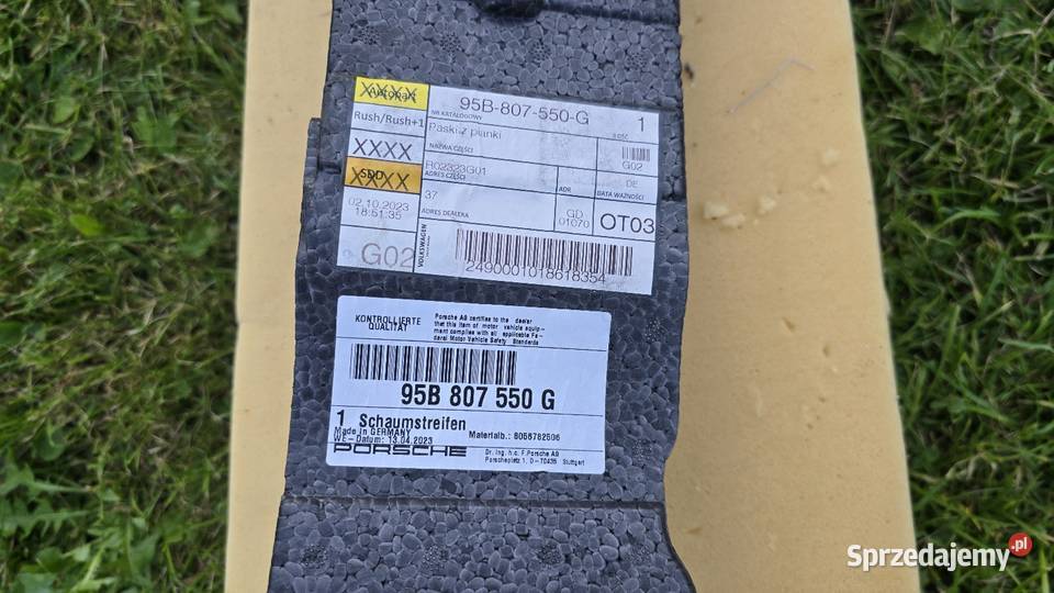 Absorber NOWY Porsche Macan Zderzak Wzmocnienie Pozostałe Radgoszcz