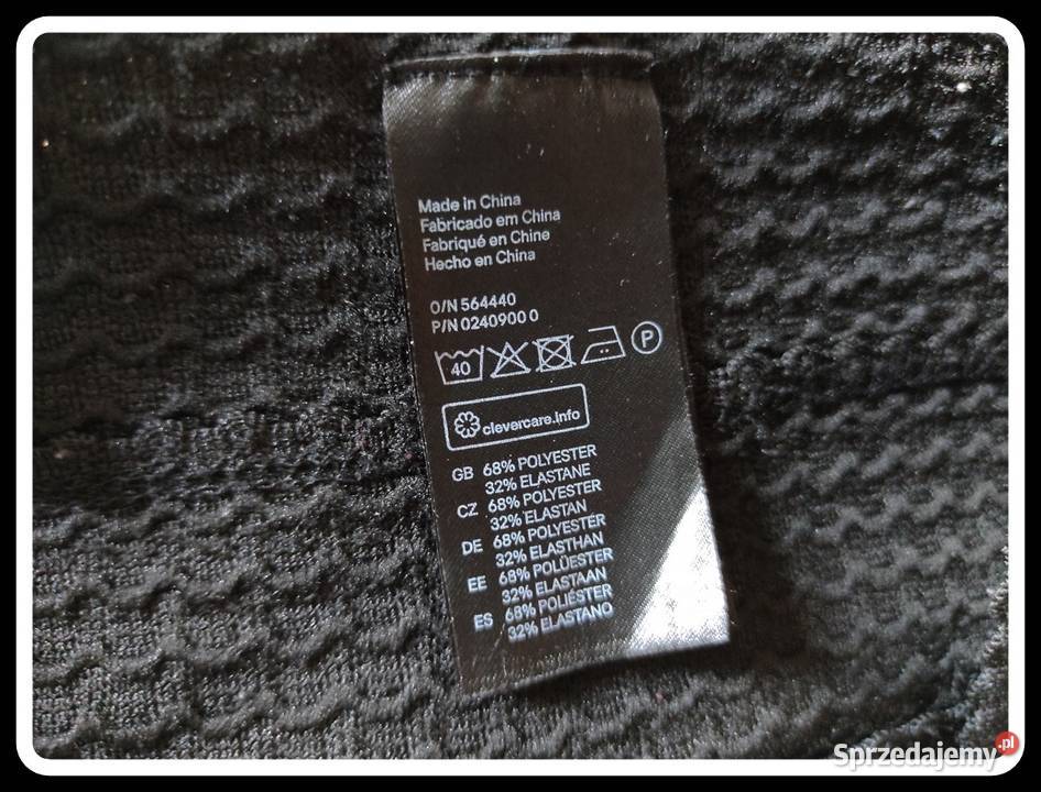 Czarna spódnica HM wysoki stan 38 M Płock