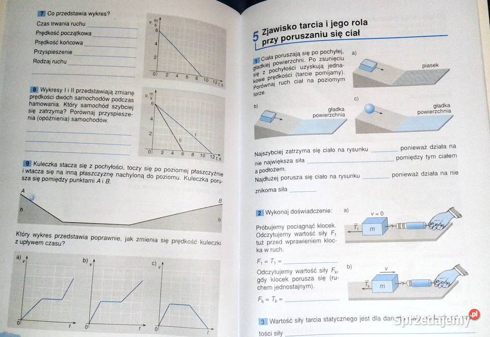 Fizyka 1 Zeszyt ćwiczeń Urszula Ilczuk Ewa Kurek miękka Pozostałe Chełm sprzedam