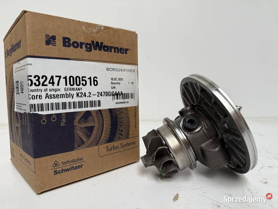 Nowy rdzeń CHRA BorgWarner KKK 53247100516 Siedlce