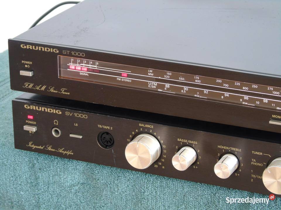 Wzmacniacz i Tuner Grundig SV i ST 1000 Vintage Jasło