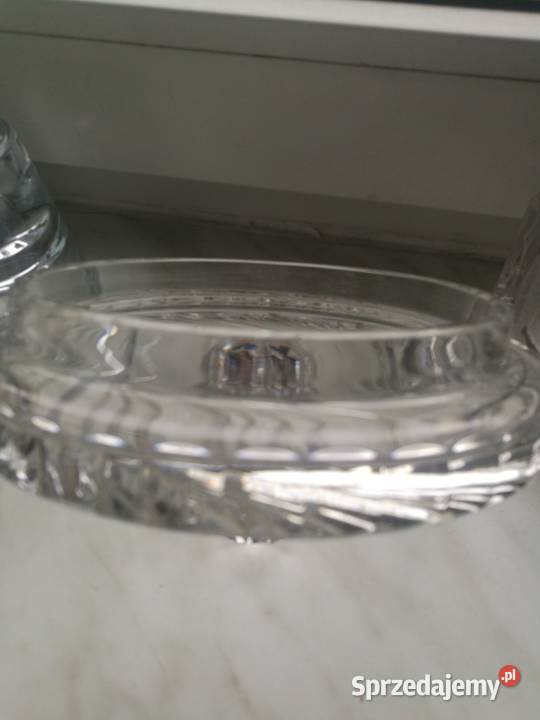 Duża bomboniera pojemnik kryształ prl Choszczno