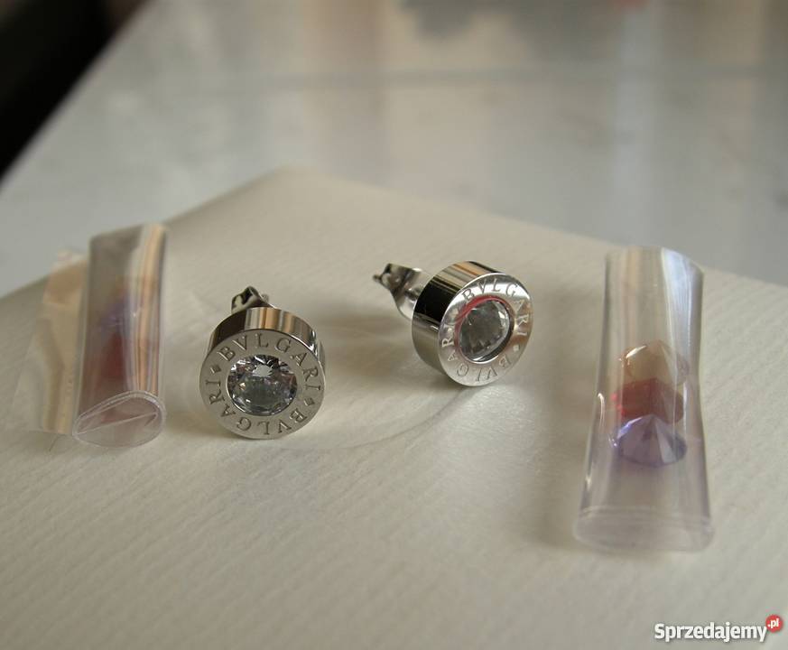 BVLGARI piekne pozłacane kolczyki sprzedam