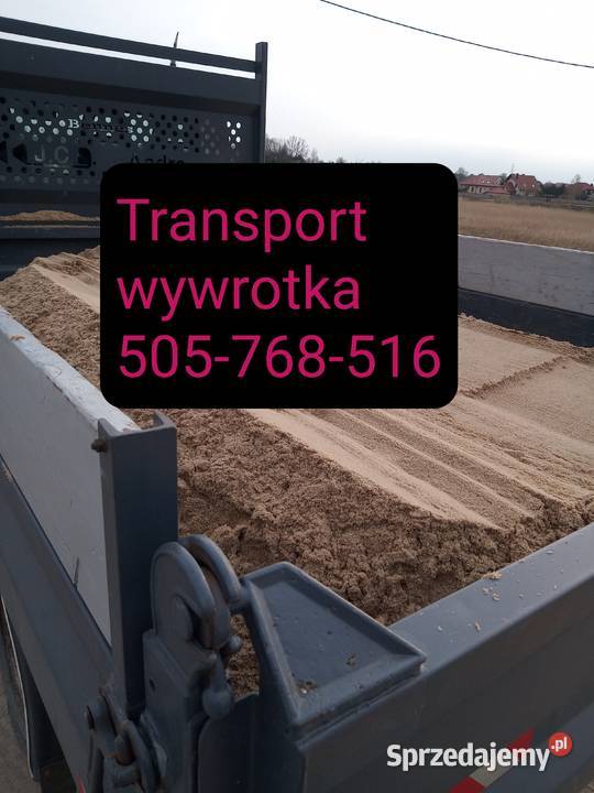 Transport wywrotką 3tpiach sianykruszywoziemia Morawica
