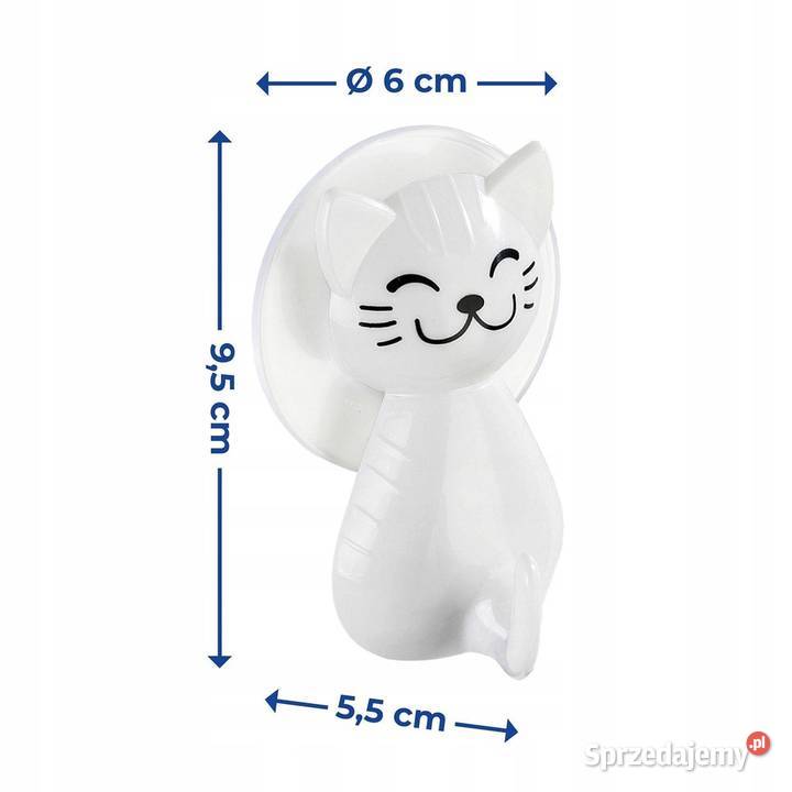 40x Haczyk wieszak dzieci KOTEK łazienki na Bytom