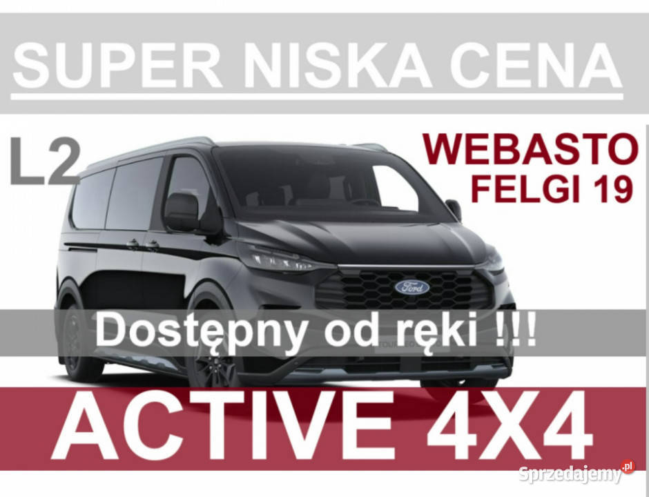 Ford Tourneo Custom Active L2 A8 170 4x4 Elektr Szczecinek