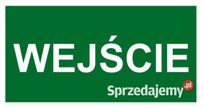 Naklejka BHP napis wejście AC028 Kamionna