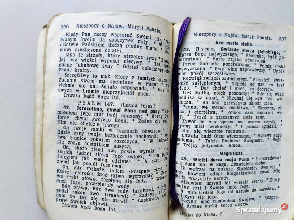 Stary modlitewnik 1930 r śląskie Rybnik