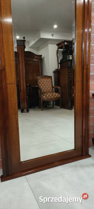 Piękne lustro z konsolą secesyjne Łagów